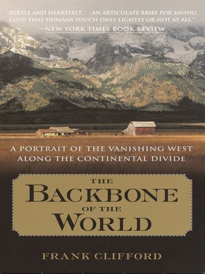 cover image of The Backbone of the World